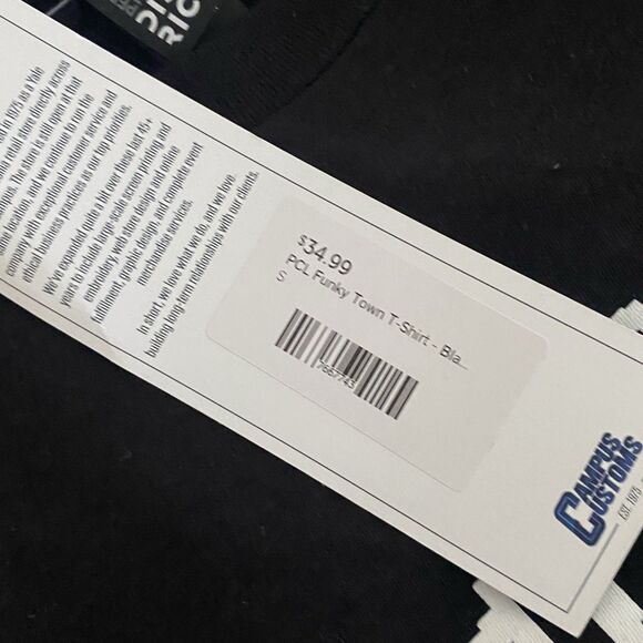 FUNKYTOWN Panther City Lacrosse Club Shirt  Fort Worth Texas Small NWT - Picture 4 of 6